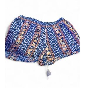 Floral Blue Women's Shorts